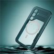Водонепроницаемый чехол для Samsung Galaxy S24, Redpepper, для MagSafe, синий