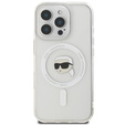 Чехол Karl Lagerfeld IML Metal Karl Head MagSafe для iPhone 16 Pro Max