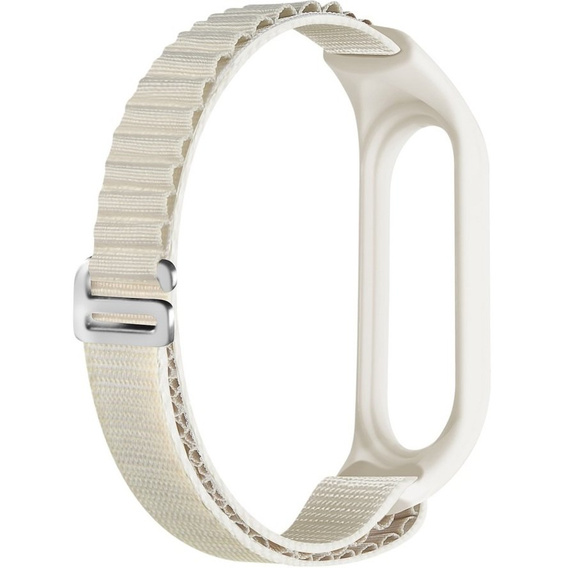 Нейлоновий ремінець до Xiaomi Mi Band 3/4/5/6/7/7 NFC, Beige