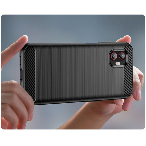 Чoхол до Samsung Galaxy Xcover 6 Pro 5G, Carbon, чорний