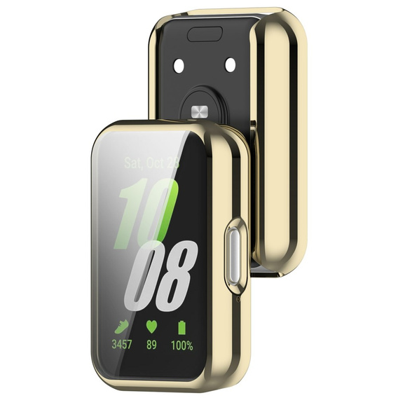 Чехол 2 в 1 с защитой экрана для Xiaomi Redmi Watch 3 Lite / Watch 3 Active, золотой