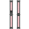 Браслет Stainless для  Samsung Galaxy Watch 4 / 4 Classic - Black/Pink