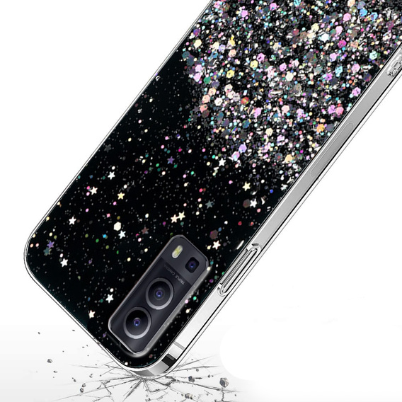 Чoхол до Vivo Y52 5G / Y72 5G, Glittery, чорний