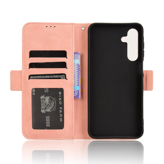 Откидной чехол для Samsung Galaxy A16, Card Slot, розовый
