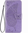 Чохол-книжка для Oppo Reno 12FS / 12F, Butterfly, фіолетовий