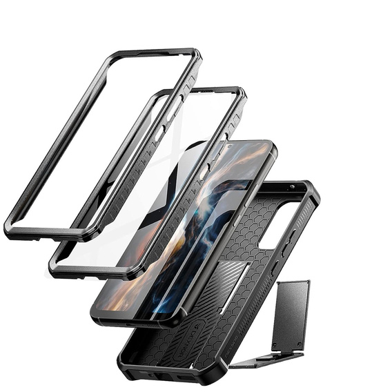 Броньований чохол для Samsung Galaxy A54 5G, Dexnor Full Body (Two Frames), чорний