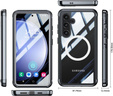 Чoхол до Samsung Galaxy S23 FE, Shockproof, з плівкою на екран, для MagSafe, чорний