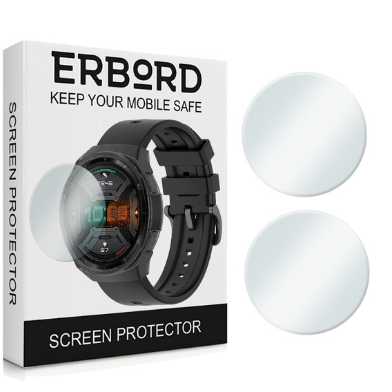 Защитное стекло 2х Erbord для дисплея смарт часов Huawei Watch GT 2e