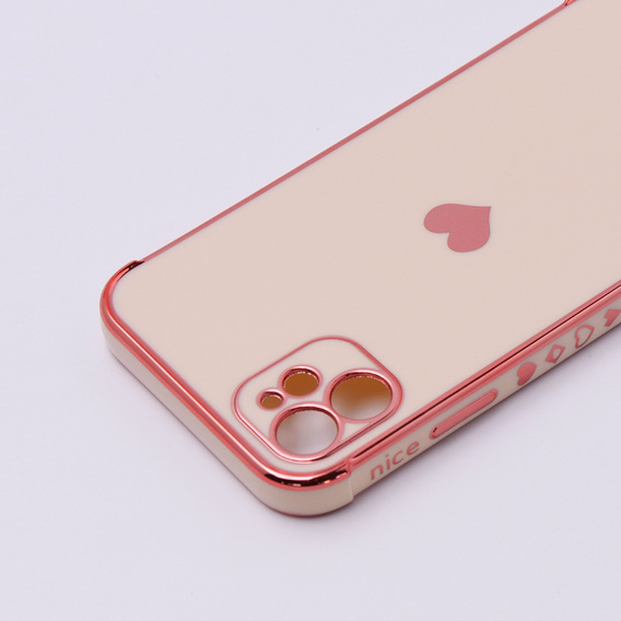 Чехол до Apple iPhone 11, Electro heart, розовый rose gold