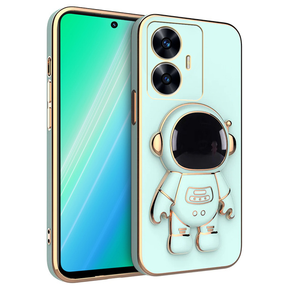 Чехол до Realme C55, Astronaut, зелёный