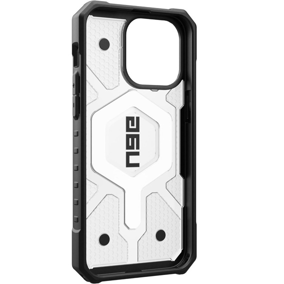 Чoхол Urban Armor Gear до iPhone 15 Pro Max, Pathfinder MagSafe, прозорий / чорний