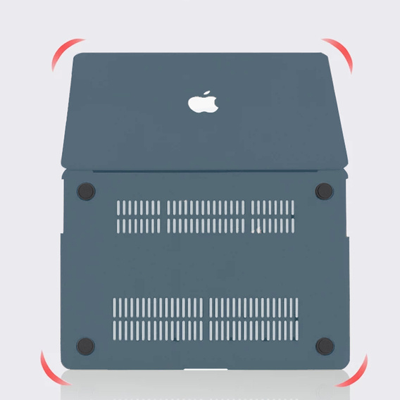 Чехол для MacBook Air 13 A2337 M1 A2179 A1932, HardShell, темно-синий
