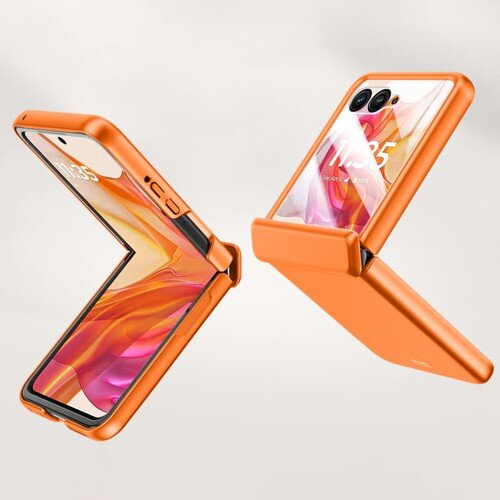Чехол со стеклом для Samsung Galaxy Z Flip5 5G, PC Case, чёрный