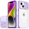 Чехол до iPhone 15 Plus, Slide Camera Magsafe, фиолетовый