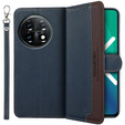 Чохол-книжка для OnePlus 11 5G, KHAZNEH RFID, Dual Color, темно-синій