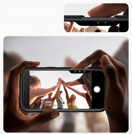 Чохол-сумка для iPhone 17 Pro Max, IBLSN Ares Fip Magsafe, чорний
