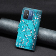 Откидной чехол для Xiaomi Redmi 12C, Wallet, sakura, синий