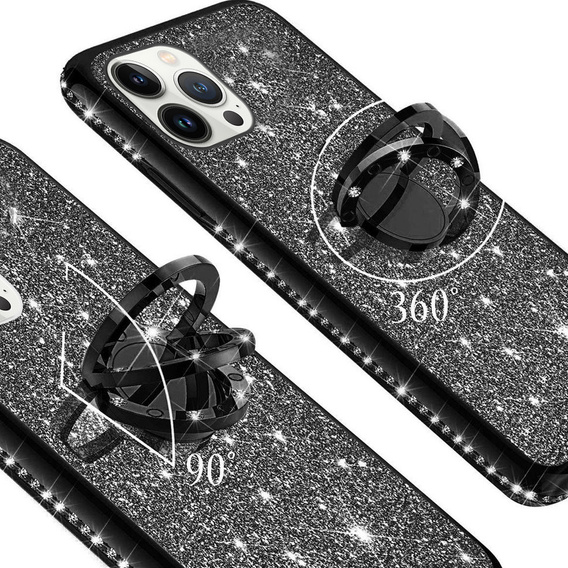 Чехол Bling до iPhone 13 Pro, Black
