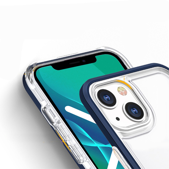 Чохол ERBORD Hybrid Frame для iPhone 13 mini, Синій