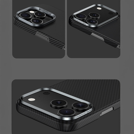 Чехол BENKS Kevlar Armor Air Carbon Fiber 600D A070 to MagSafe для iPhone 17 Pro Max