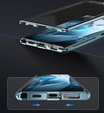 Чехол для OnePlus 13, Magnetic Dual Glass, синий