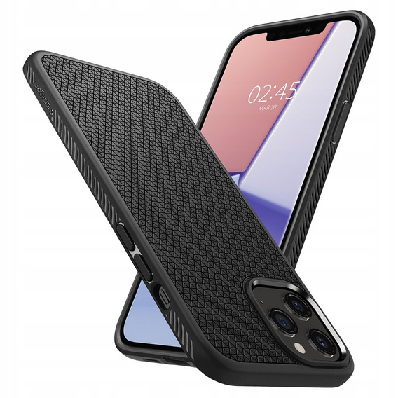 Чехол Spigen до iPhone 12 Mini, Liquid Air, чёрный