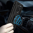 Бронированный Чехол до Xiaomi Redmi Note 8 Pro, Nox Case Ring, чёрный