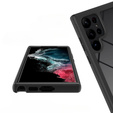 Чoхол Shockproof до Samsung Galaxy S23 Ultra, із захисним екраном, чорний