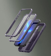 Броньований чохол для iPhone 15, Dexnor CamProtect MagSafe, зелений (Дві рамки)