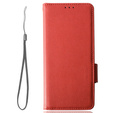 Откидной чехол для Motorola Moto G72, Wallet Thin Magnet, красный