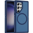 Чехол с рамкой для Samsung Galaxy S23 Ultra, для MagSafe, синий