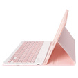 Чехол + клавиатура Apple iPad Air 11" 6 gen. 2024, Leather Pen Slot, розовый rose gold