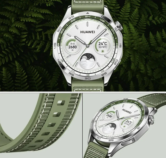 Универсальный силиконовый ремешок 22 мм Dot Texture, кремовый