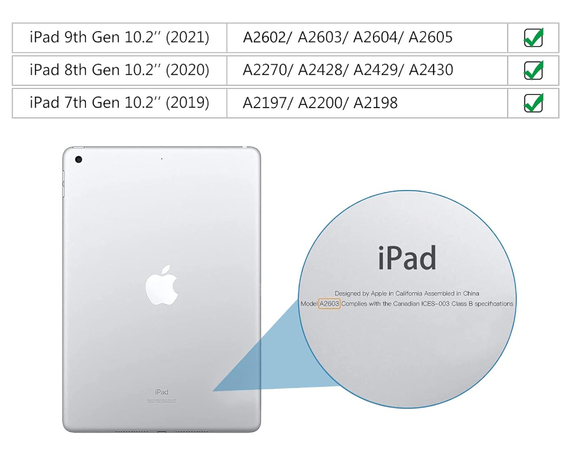 Закалённое стекло для iPad 10.2 2019/2020/2021