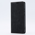 Чехол для Oppo A78 4G, ERBORD Vintage, бумажник с клапаном, чёрный