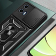 Чехол NOX Camera Slide Motorola Moto G24 / G24 Power / G04, CamShield Slide, чёрный