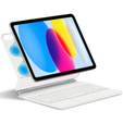 Чехол-клавиатура для iPad 10.9" 2022 (10 gen.) / iPad 11" 2025 A16 (11 gen.), Magnetic Keyboard Touchpad, белый