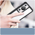Чехол до Huawei P60 / P60 Pro, Fusion Hybrid, прозрачный / черный