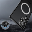 Захисний чохол для камери Samsung Galaxy S23 Ultra, CamShield MagSafe, прозорий / чорний