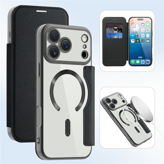 Гаманець MagSafe RFID фліп-чохол із захистом камери для iPhone 17 Pro Max