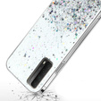 Чехол до Huawei P Smart 2021/Y7A, Glittery, прозрачный