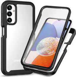 Чoхол Shockproof до Samsung Galaxy A14 4G/5G, із захисним екраном, чорний