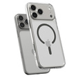 Чохол Spigen Ultra Hybrid MagSafe для iPhone 17 Pro, прозорий / графітовий