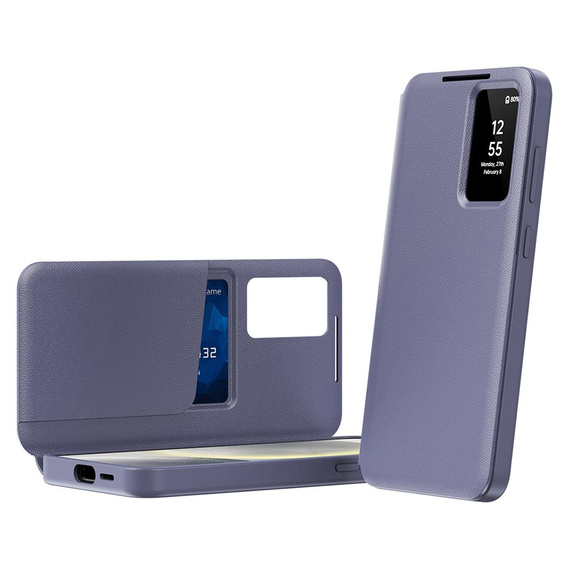 Фліп-чохол для Samsung Galaxy S23, Smart View Wallet, фіолетовий