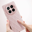 Чехол для Realme 12 Pro 5G / 12 Pro+ 5G, Rhombus, розовый