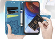Откидной чехол для Oppo Reno 13, Butterfly, синий