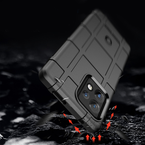Чoхол до Motorola Edge 40 Pro, Rugged Shield, чорний