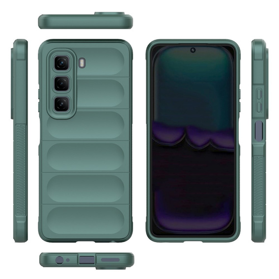 Чехол до Infinix Hot 50 4G, Gaming Shockproof, зелёный