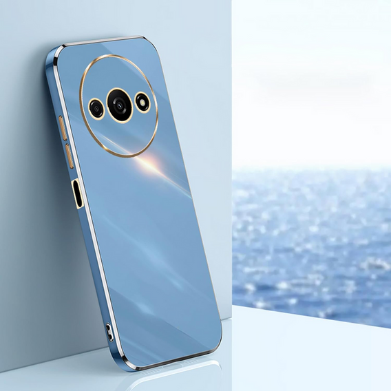 Чехол для Xiaomi Redmi A3, Glamour CamShield, синий