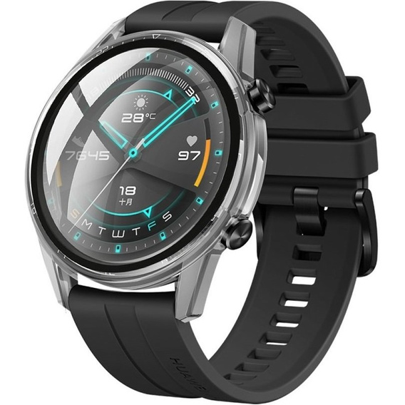 2в1 чехол и защитное стекло для часов Huawei Watch GT 2 46mm, Clear
